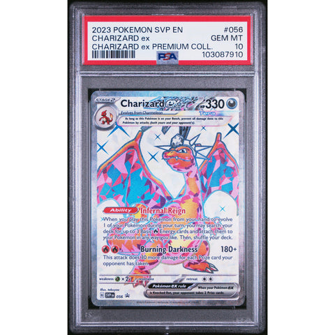 2039 POKEMON SCARLET VIOLET PROMO CHARIZARD EX SVP056 PSA 10