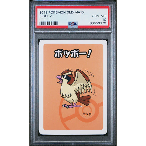 2019 POKEMON JPN OLD MAID PIDGEY PSA 10