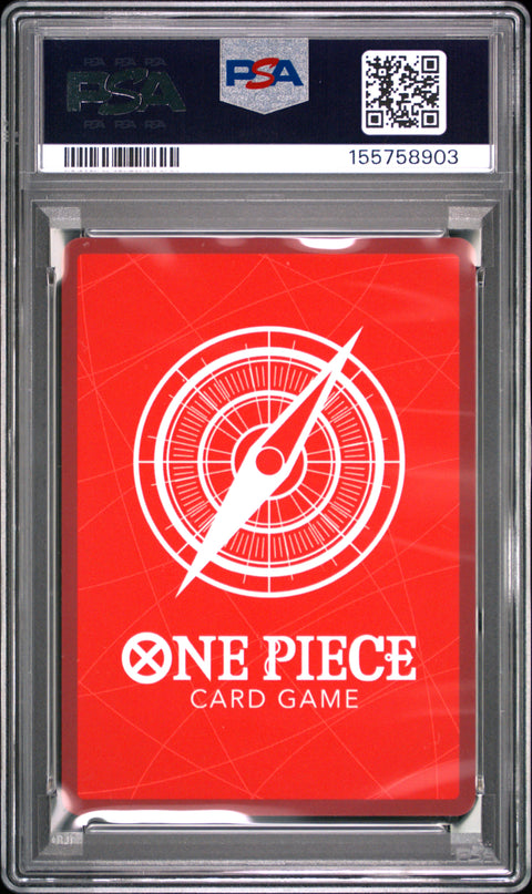2026 ONE PIECE MONKEY D. LUFFY BLACK & WHITE ALTERNATE ART 001/114 PSA 10