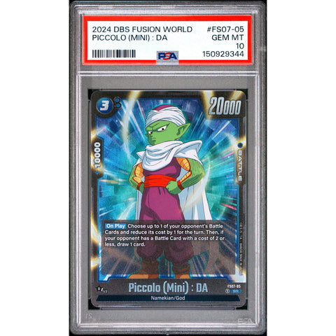 2024 DRAGON BALL PICCOLO (MINI) : DA FS07-05/97 PSA 10