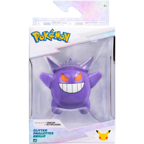 Pokemon: 30th Anniversary Glitter Gengar 3" Battle Figure