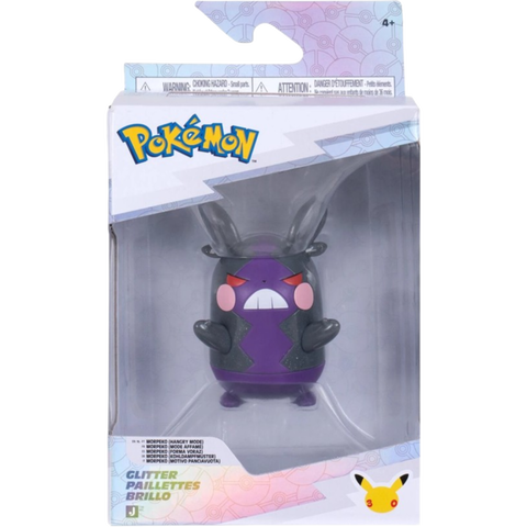 Pokemon: 30th Anniversary Glitter Morpeko (Hangry Mode) 3" Battle Figure