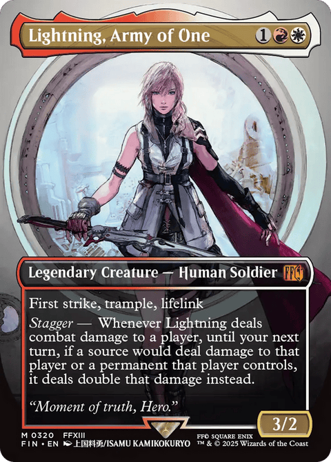 Lightning, Army of One - 320