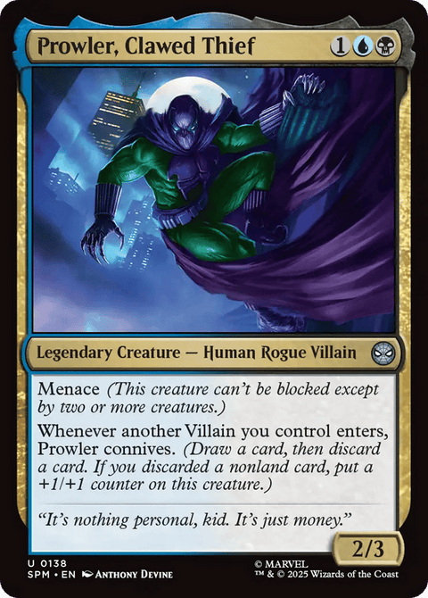 Prowler, Clawed Thief - 138
