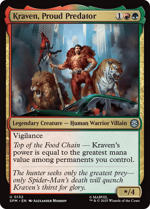 Kraven, Proud Predator - 132