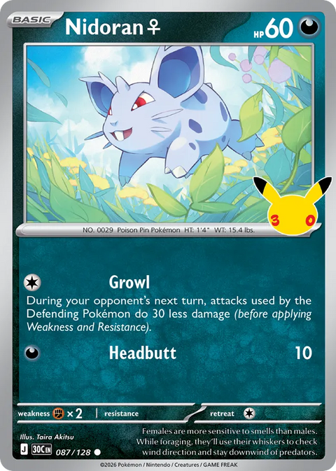 Nidoran♀ - 087/128