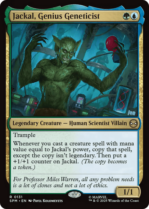 Jackal, Genius Geneticist - 131