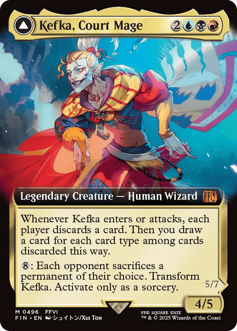 Kefka, Court Mage // Kefka, Ruler of Ruin - 496