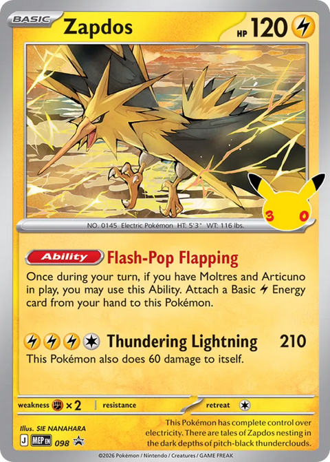Zapdos - MEP098
