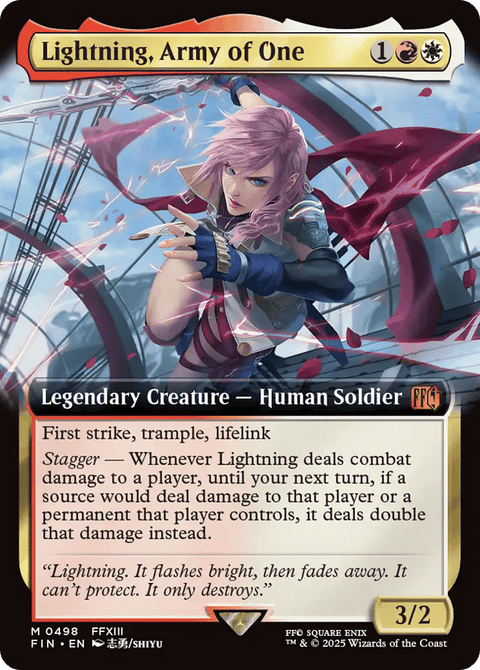 Lightning, Army of One - 498