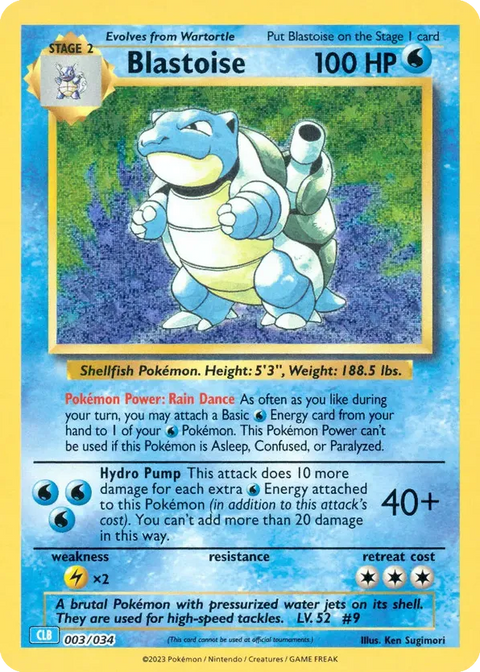 Blastoise - 003/034