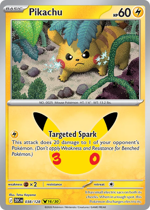Pikachu - 038/128