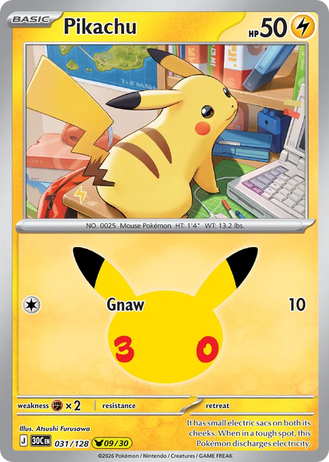 Pikachu - 031/128