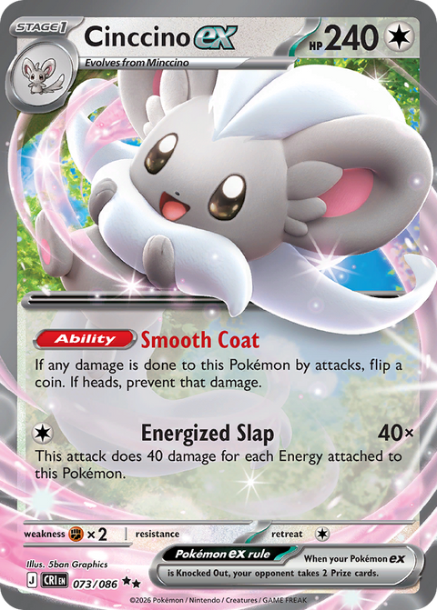 Cinccino EX - 073/086