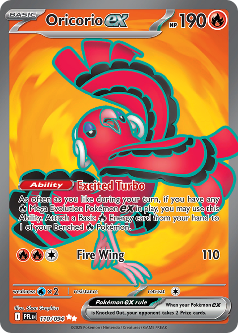 Oricorio EX - 110/094