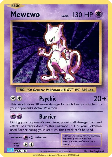 Mewtwo - 014/034