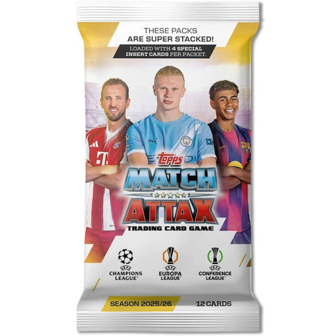 Topps: Match Attax UEFA Club Competitions 2025/2026 Edition Trading Cards Booster Pack