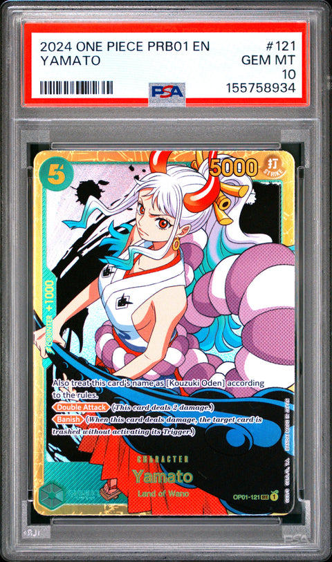 2024 ONE PIECE YAMATO 121 PSA 10