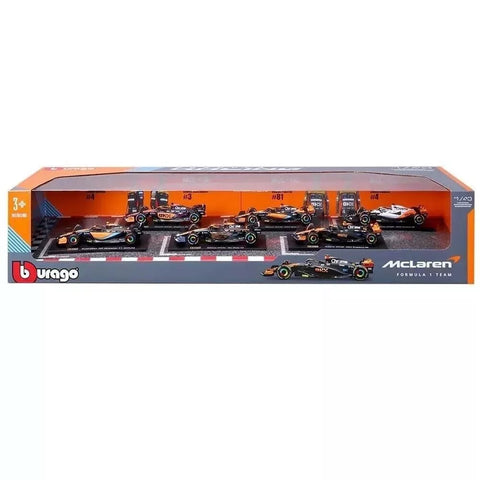 Bburago Formula Racing 1:43 6 Pack Formula 1 Car Set