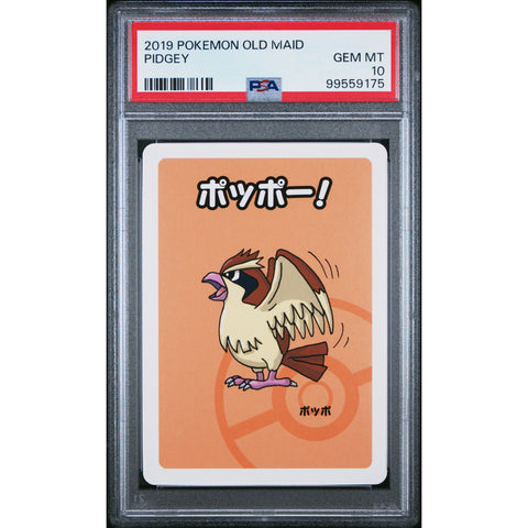 2019 POKEMON JPN OLD MAID PIDGEY PSA 10