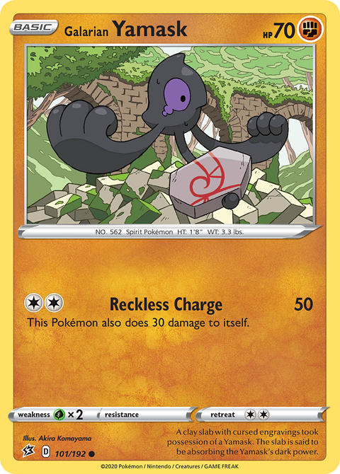 Galarian Yamask - 101/192