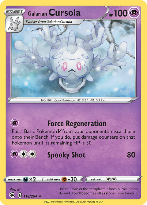 Galarian Cursola - 118/264