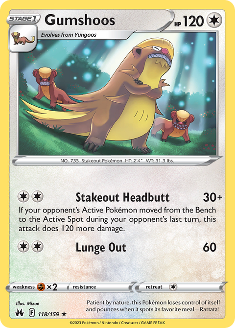 Gumshoos - 118/159