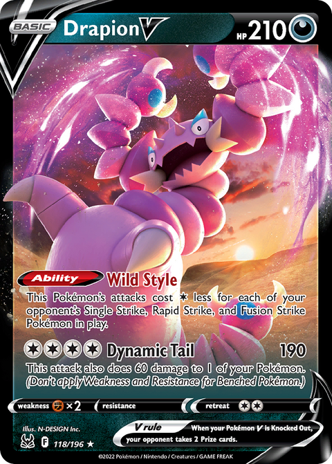 Drapion V - 118/196