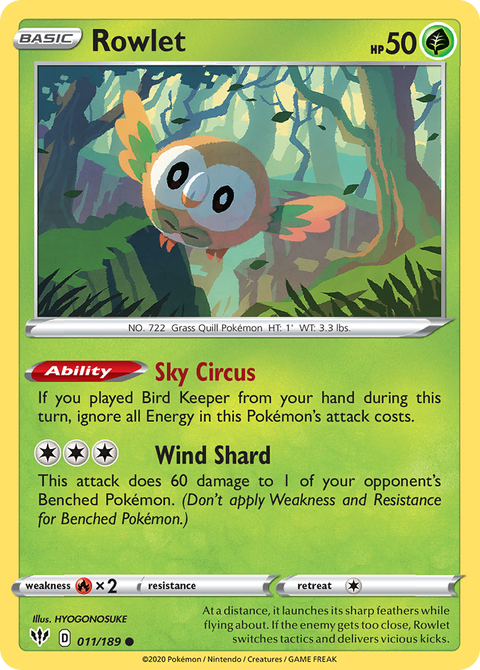 Rowlet - 011/189