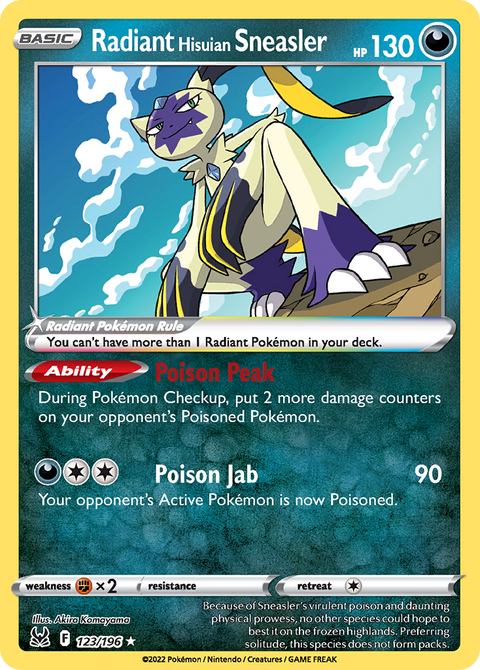 Radiant Hisuian Sneasler - 123/196