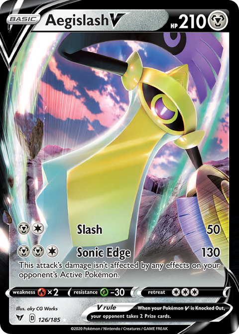 Aegislash V - 126/185