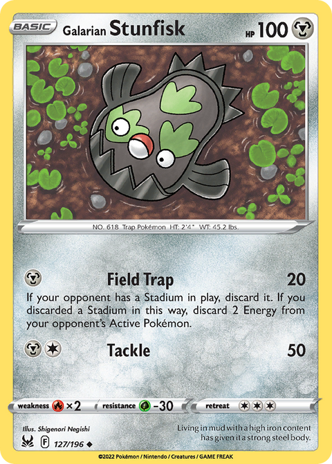 Galarian Stunfisk - 127/196