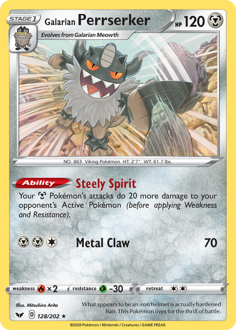 Galarian Perrserker - 128/202
