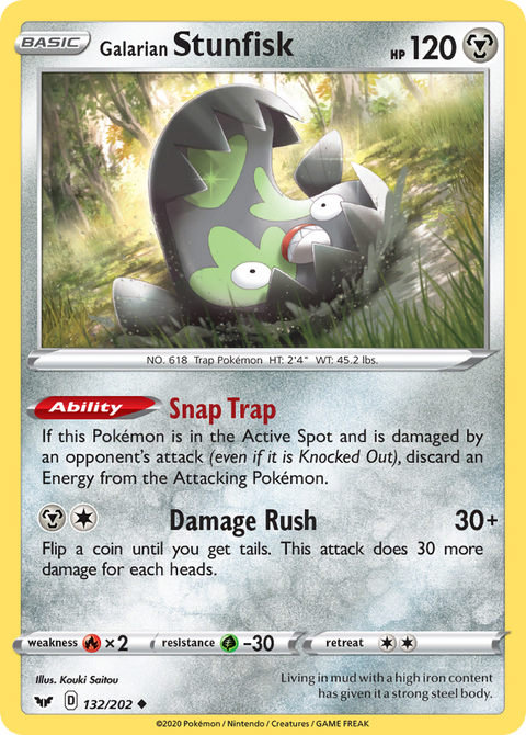 Galarian Stunfisk - 132/202