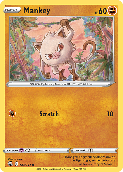 Mankey - 133/264