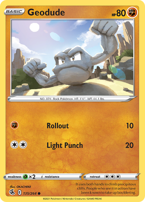 Geodude - 135/264