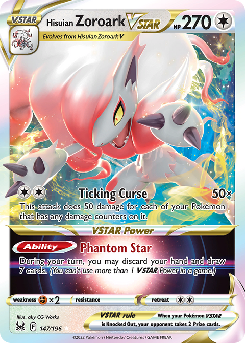 Hisuian Zoroark VSTAR - 147/196