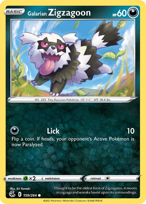 Galarian Zigzagoon - 159/264