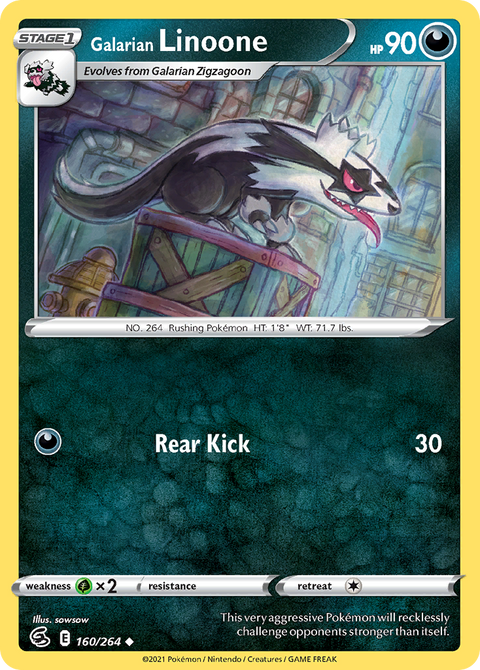 Galarian Linoone - 160/264