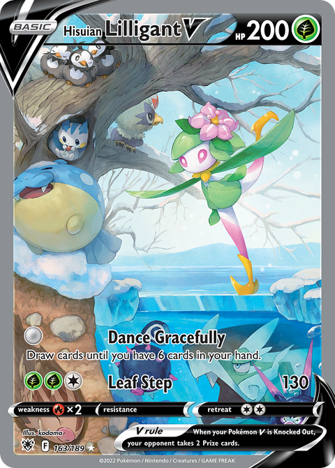 Hisuian Lilligant V - 163/189