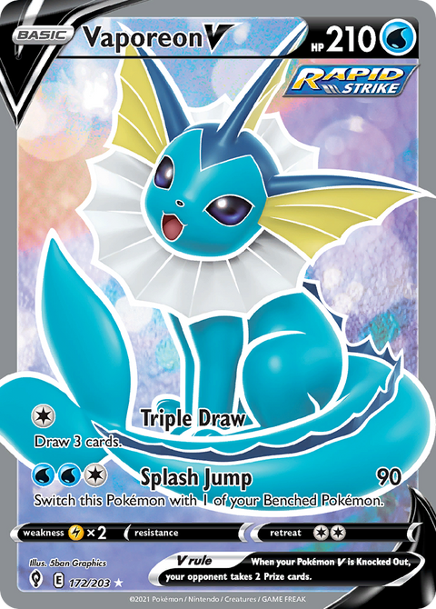 Vaporeon V - 172/203