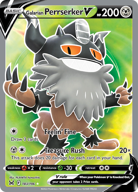 Galarian Perrserker V - 183/196