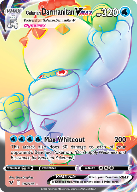 Galarian Darmanitan VMAX - 187/185