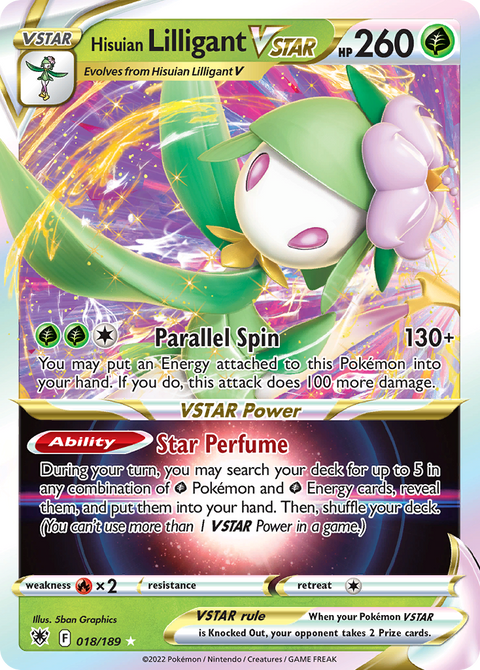 Hisuian Lilligant VSTAR - 018/189