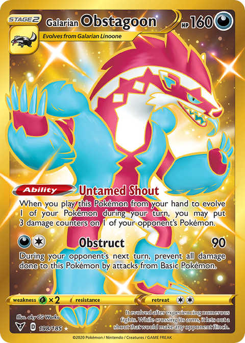 Galarian Obstagoon - 198/185
