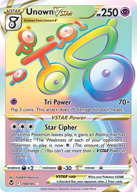 Unown VSTAR - 199/195