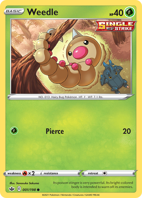 Weedle - 001/198
