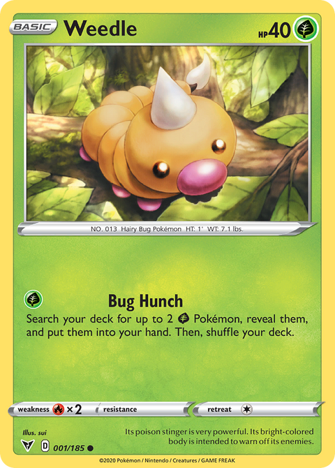 Weedle - 001/185