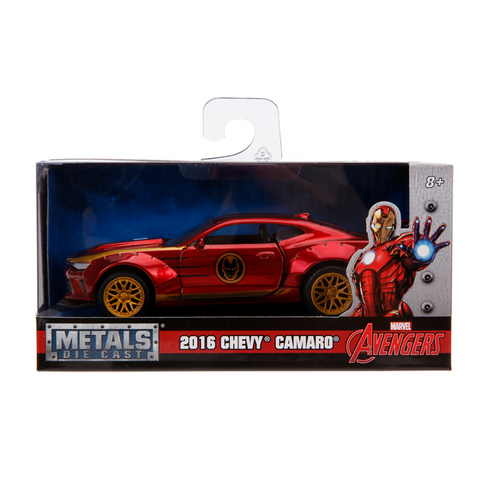 1:32 2016 Iron Man Chevy Camaro SS - Marvel Avengers Diecast