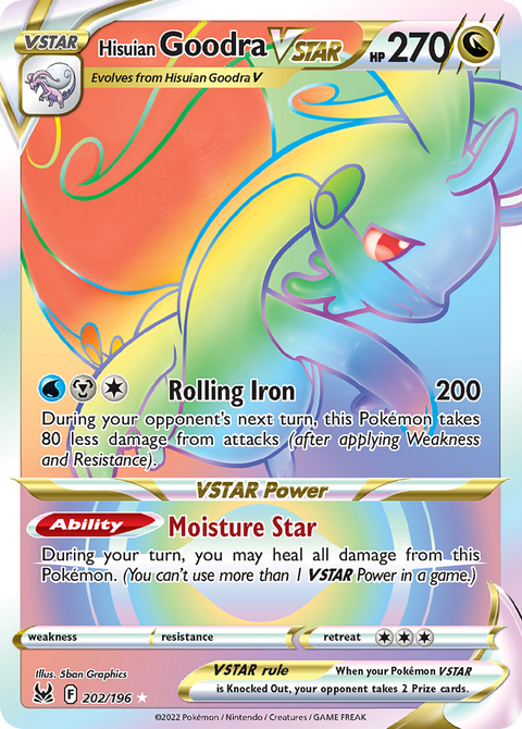 Hisuian Goodra VSTAR - 202/196